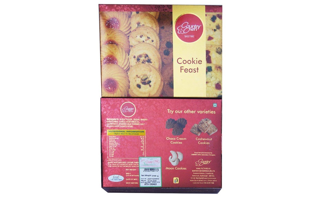 Country Oven Cookies Feast    Box  250 grams